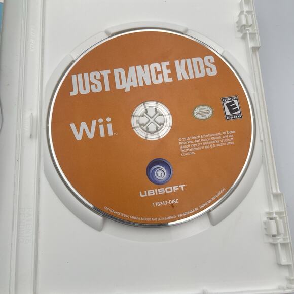 Just Dance Kids (Nintendo Wii, 2010) CIB Manual Cover Art Disk - Picture 6 of 9
